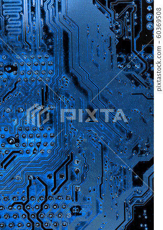 Abstract,close up of Mainboard Electronic computer background. (logic board,cpu motherboard,Main board,system board,mobo) 60369508