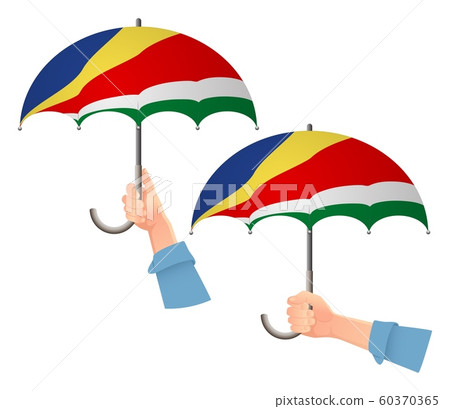 Seychelles flag umbrella Seychelles flag umbrella 60370365