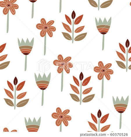Vector seamless Abstract Floral Pattern 60370526
