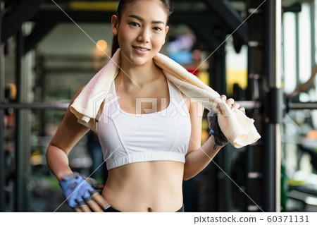 Woman fitness break Woman fitness break 60371131