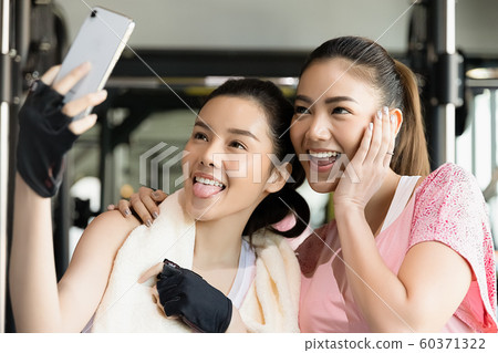 Women Fitness Selfie 60371322