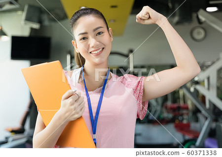 Fitness gym staff 60371338