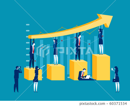 Successful business. Concept business vector - Stock Illustration ...
