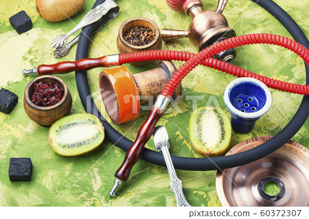 Shisha hookah with kiwi 60372307