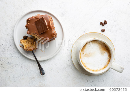 Piece of cake with nuts 60372453