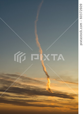 Fantastic clouds at sunrise, vertical panorama Fantastic clouds at sunrise, vertical panorama 60372609