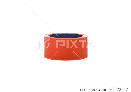 A roll of pink duct tape isolated on a white background. 60372902