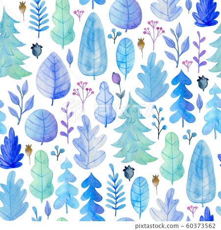 Watercolor winter seamless pattern Watercolor winter seamless pattern 60373562