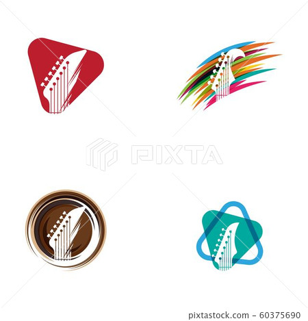 Guitar vector icon illustration 60375690