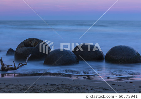 Moeraki, New Zealand Moeraki Boulders at dusk 60375941