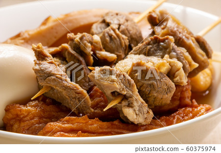 Oden ingredients, beef streaks up. 60375974