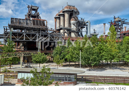 Industrial factory in Duisburg, Germany. Industrial factory in Duisburg, Germany. 60376142