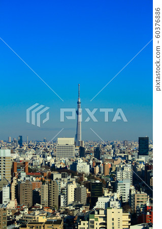 東京東京Skytree及其周圍的風景 東京東京Skytree及其周圍的風景 60376886