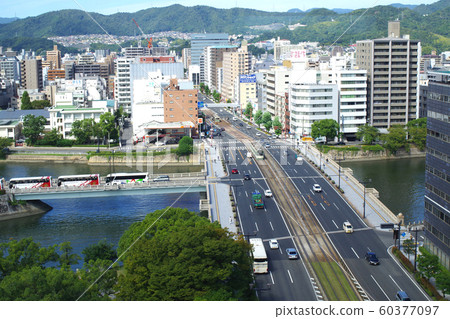 從折鶴會館看廣島的城市景觀 60377097