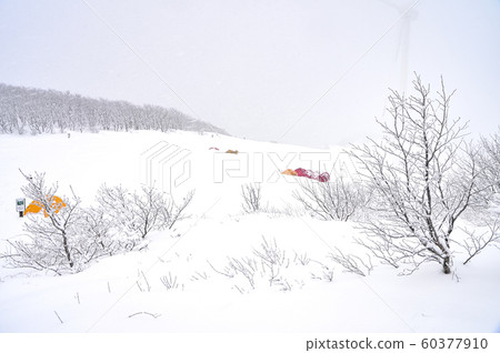 白雪皚皚的江原道冬季景觀 白雪皚皚的江原道冬季景觀 60377910