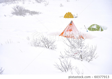白雪皚皚的江原道冬季景觀 白雪皚皚的江原道冬季景觀 60377913