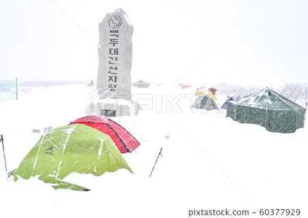 韓國冬季風景與雪 韓國冬季風景與雪 60377929