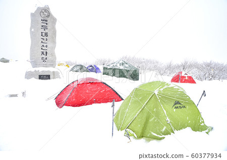 韓國冬季風景與雪 韓國冬季風景與雪 60377934
