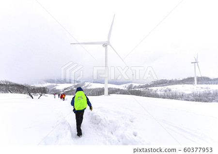 Korean winter landscape with snow Korean winter landscape with snow 60377953