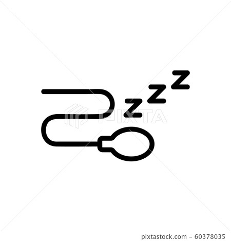 artificial insemination icon vector. Isolated contour symbol illustration 60378035