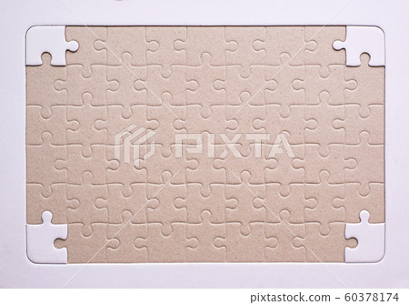 Unfinished mosaic solution template,Jigsaw puzzle white color,Puzzle pieces grid,Horizontal on white background copy space for text,Top view Unfinished mosaic solution template,Jigsaw puzzle white color,Puzzle pieces grid,Horizontal on white background copy space for text,Top view 60378174