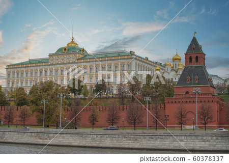 Kremlin - a fortress in the center of Moscow. 60378337