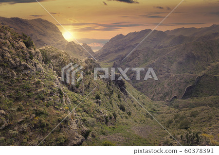 Anaga mountain in Tenerife, Spain, Europe Anaga mountain in Tenerife, Spain, Europe 60378391