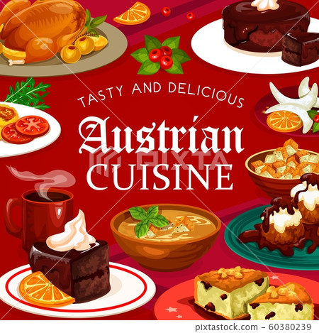 Food, desserts of Austrian cuisine, coffee cup 60380239