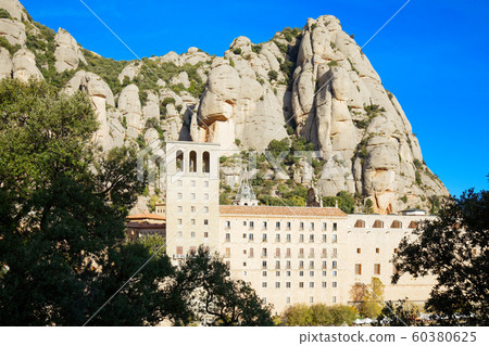 Montserrat monastery and rock formations 60380625