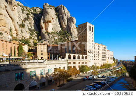 Montserrat monastery and rock formations 60380628