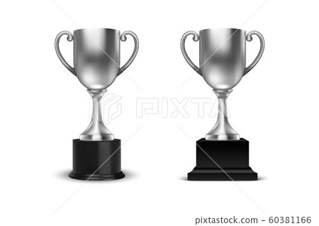 Vector 3d Blank Silver Champion Winner Cup Icon Set Closeup Closeup Isolated on White Background. Design Template of Championship Trophy. Sport Tournament Award, Winner Cup and Victory Concept Vector 3d Blank Silver Champion Winner Cup Icon Set Closeup Closeup Isolated on White Background. Design Template of Championship Trophy. Sport Tournament Award, Winner Cup and Victory Concept 60381166