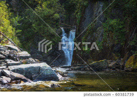 Kishte Waterfall at Lake Teletskoye Kishte Waterfall at Lake Teletskoye 60381739