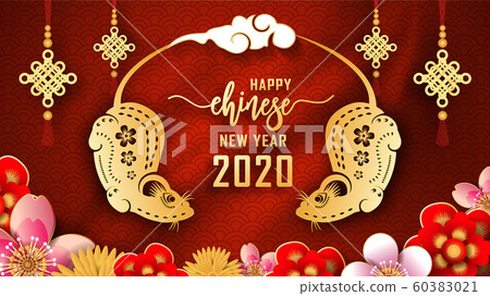 Happy Chinese new year 2020. The year of the Rat. 60383021