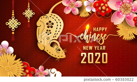 Happy Chinese new year 2020. The year of the Rat. Happy Chinese new year 2020. The year of the Rat. 60383022