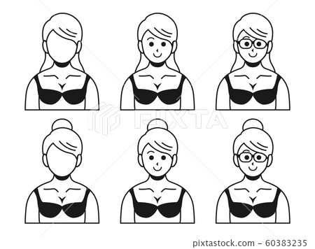 女人在內衣中的插圖 女人在內衣中的插圖 60383235