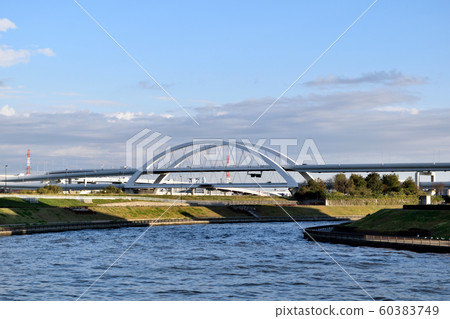 Sumida River and Ekita Bridge 60383749