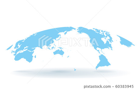 World map pin marker set 60383945