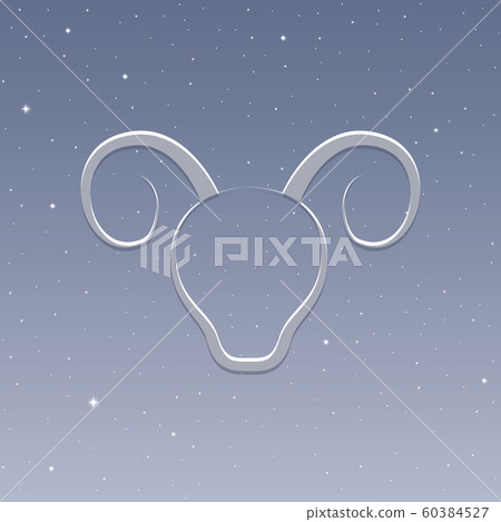 zodiac sign aries horoscope in starry sky zodiac sign aries horoscope in starry sky 60384527