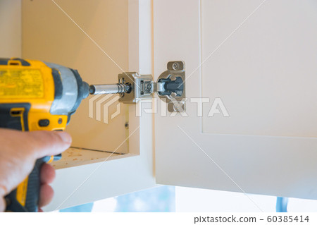 Mounting hinges for chipboard furniture assembling 60385414