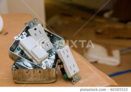 Preparing to install an electrical outlet, 60385522