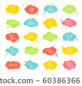 Set of speech balloons, comics thought bubble 60386366