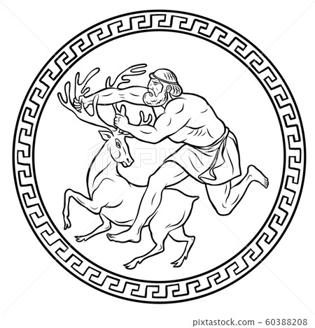 Ceryneian Hind. 12 Labours of Hercules Heracles Ceryneian Hind. 12 Labours of Hercules Heracles 60388208