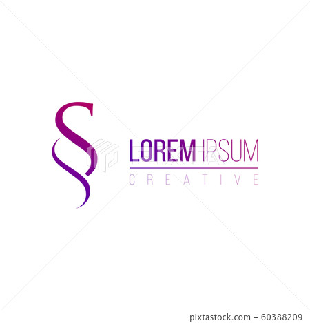 SS Modern Letter Logo Design, business corporate identity concept. Stock Vector illustration isolated on white background. SS Modern Letter Logo Design, business corporate identity concept. Stock Vector illustration isolated on white background. 60388209