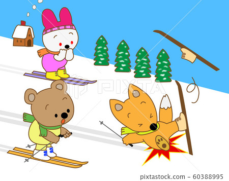 Animal skiing 60388995