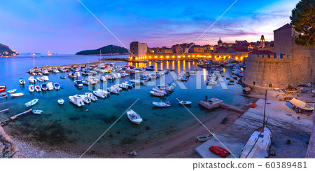 Old Harbor of Dubrovnik, Croatia 60389481