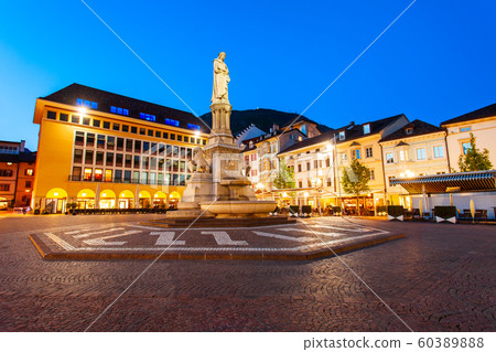 Waltherplatz main square in Bolzano 60389888