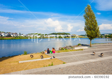 Phoenix See lake in Dortmund Phoenix See lake in Dortmund 60390192