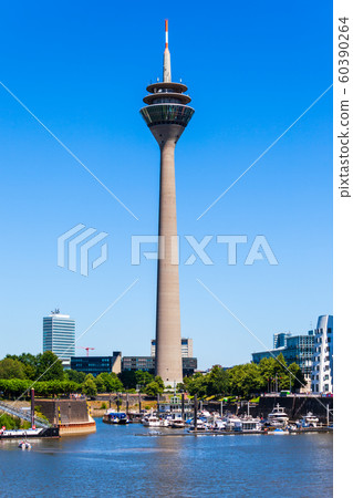 Medienhafen Media Harbour district, Dusseldorf 60390264