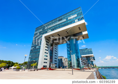 Kranhaus complex in Rheinauhafen, Cologne 60390289