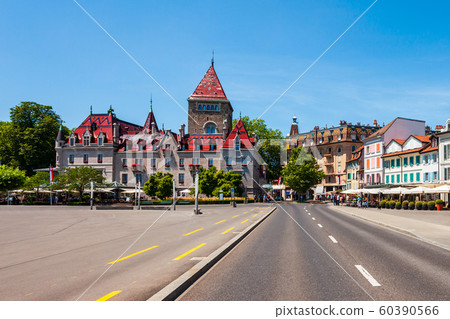 Chateau Ouchy Castle in Lausanne Chateau Ouchy Castle in Lausanne 60390566